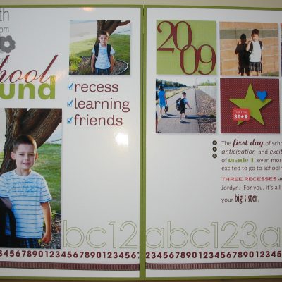 Hybrid & Traditional Scrapbook Layouts