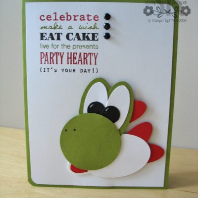 Yoshi Punch Art Card