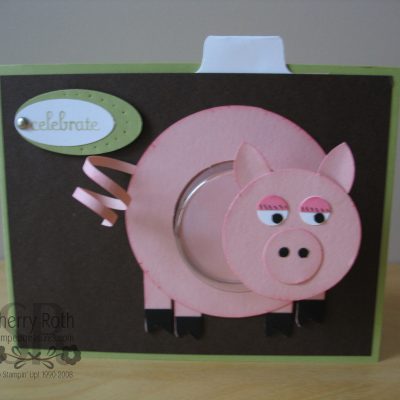 Sweet Treats Pig Card