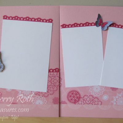 Flirtatious Scrapbook Layout