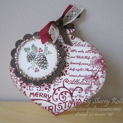 Christmas Collage Ornament Card