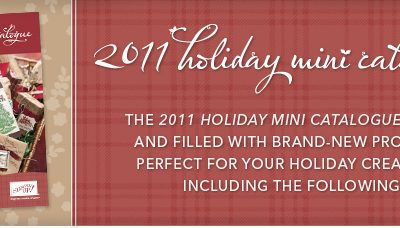 Holiday Mini Catalogue is Here!