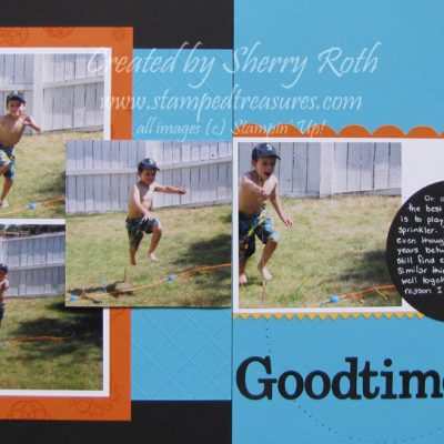 Goodtimes Scrapbook Layout
