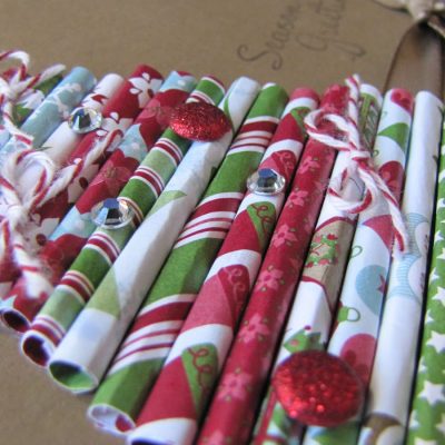 Rolled Tree Christmas Card