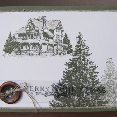 Christmas Lodge Card