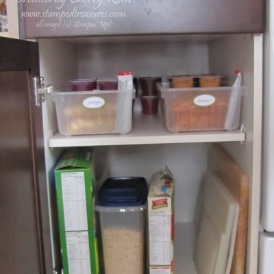Organization – Snack Cupboard