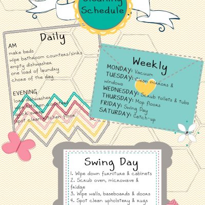 MDS Monday – Cleaning Schedule
