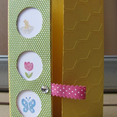 Spring Sampler Gate Fold Card