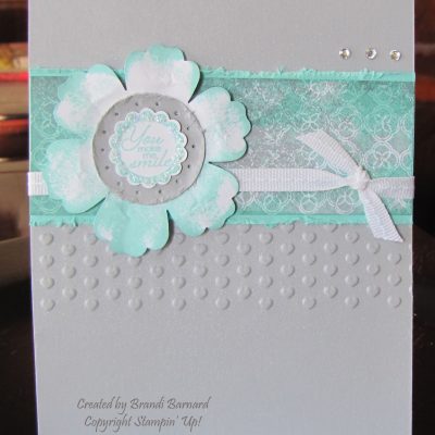 You Make Me Smile Card and Holiday Carryover List