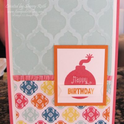 Bombs Away Birthday Card