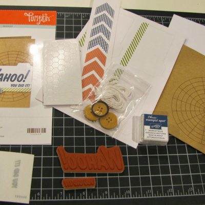 Wahoo!  My Paper Pumpkin Card and Video