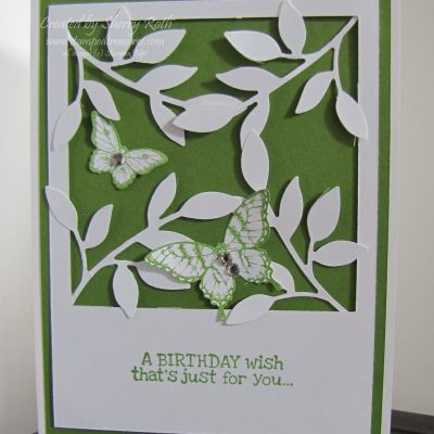 Butterfly Birthday Card