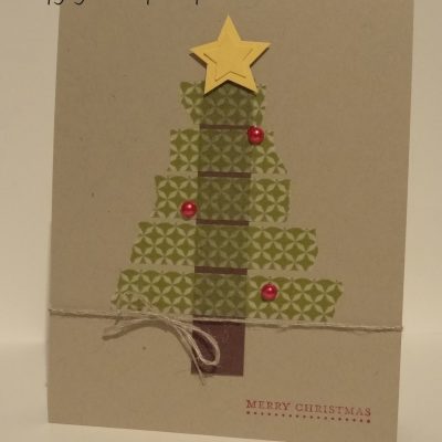 Washi Tape Tree Card