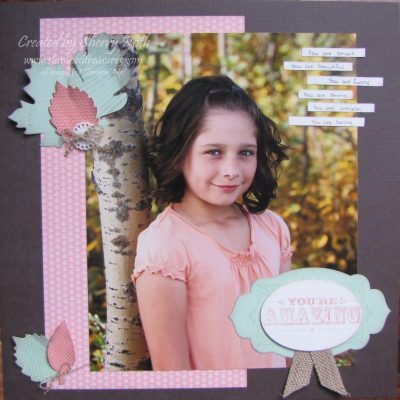 You’re Amazing Layout