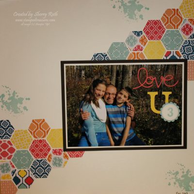 Scrapbook Saturday – Love U 3 Layout