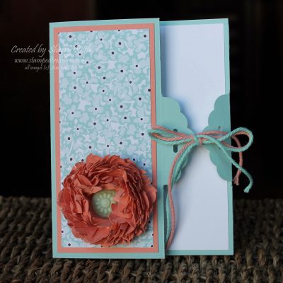 Scalloped Tag Topper Closure Card