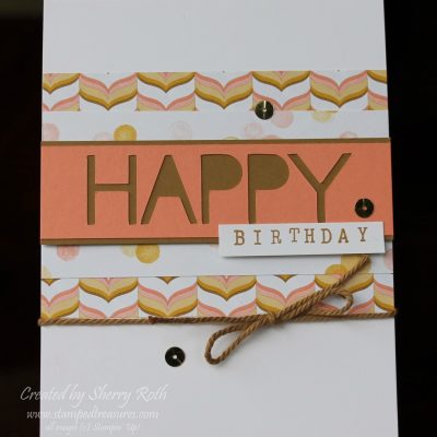 Birthday Card using the Silhouette Cameo E-Cutter