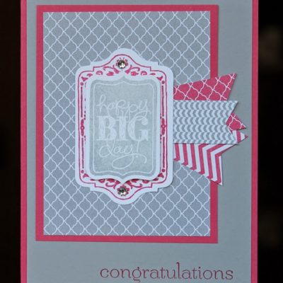 Anniversary Card – 10 years with Stampin’ Up!