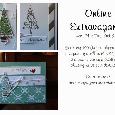 Online Extravaganza – Nov. 24 to Dec. 2