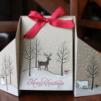 White Christmas Card