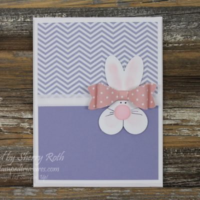 Bunny Punch Art – Easter Card