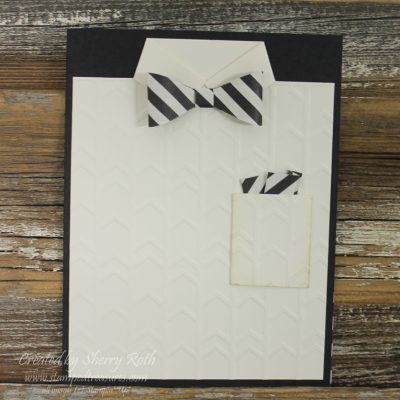 Masculine Bow Tie Card