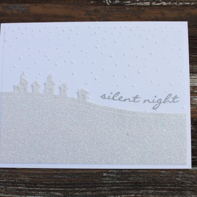 Christmas Card using the Sleigh Ride Edgelits