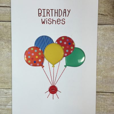 Balloon Celebration Birthday Card CASE