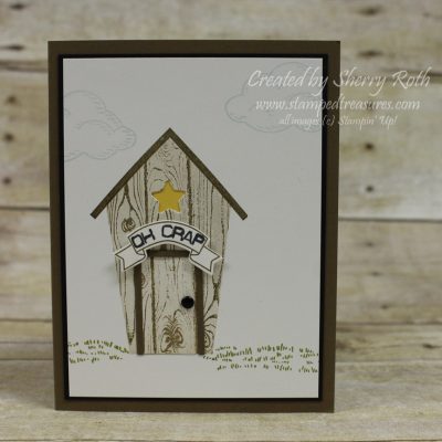 Sweet Home Outhouse Card