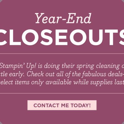 Year-End Closeouts and December Bonus Offer