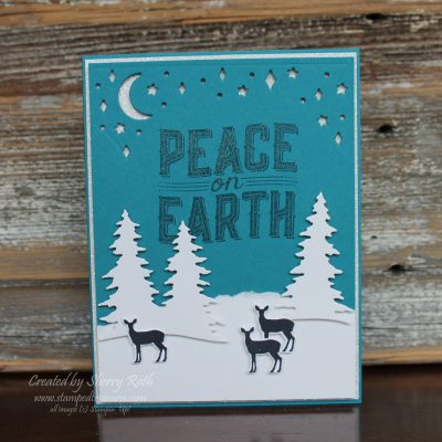 Carols of Christmas Winter Scene Card