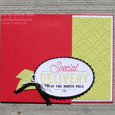 Simple Gift Card Holder using Stampin’ Up!’s Merry Little Labels