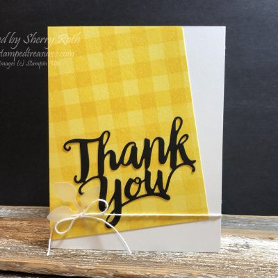 Buffalo Check Thank You Card