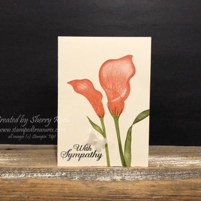 Lasting Lily Sympathy Card