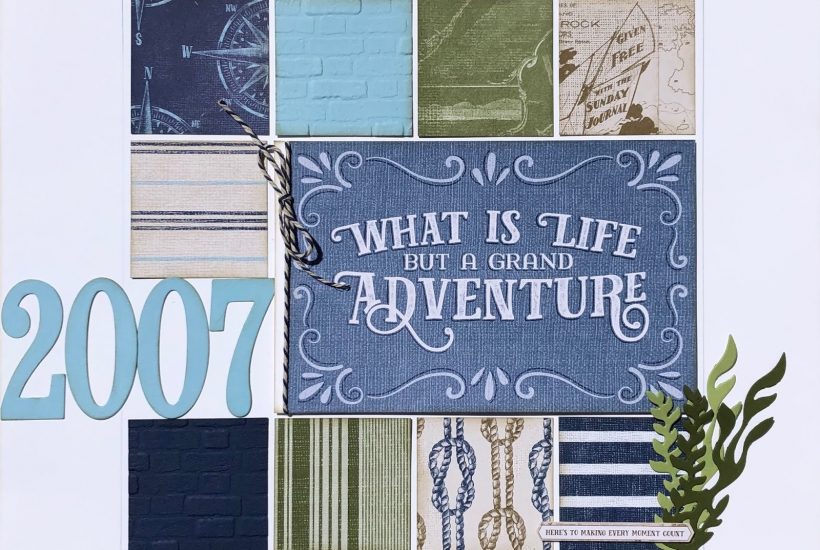 Scrapbook Album Title Page