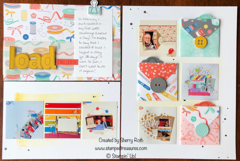 Multi Photo Scrapbook Layout