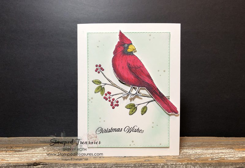 Cardinal Christmas Card