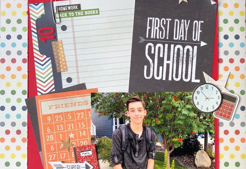 Back to School Layout