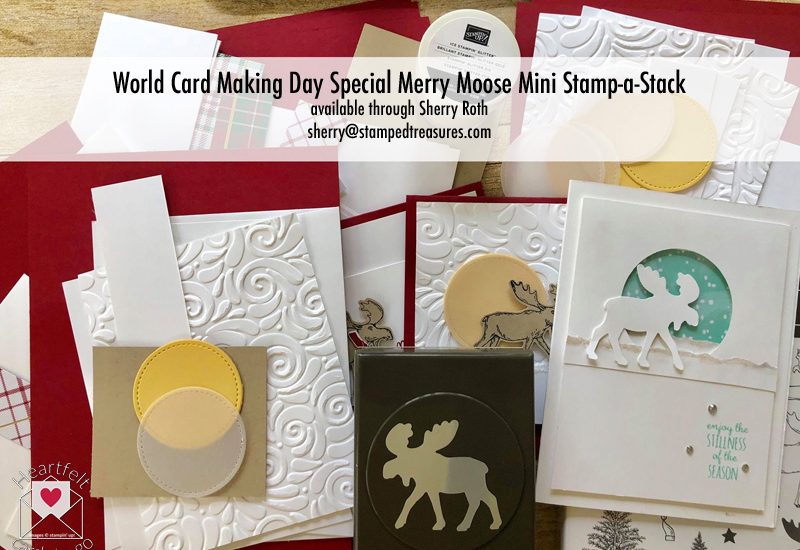 Merry Moose Mini Stamp-a-Stack
