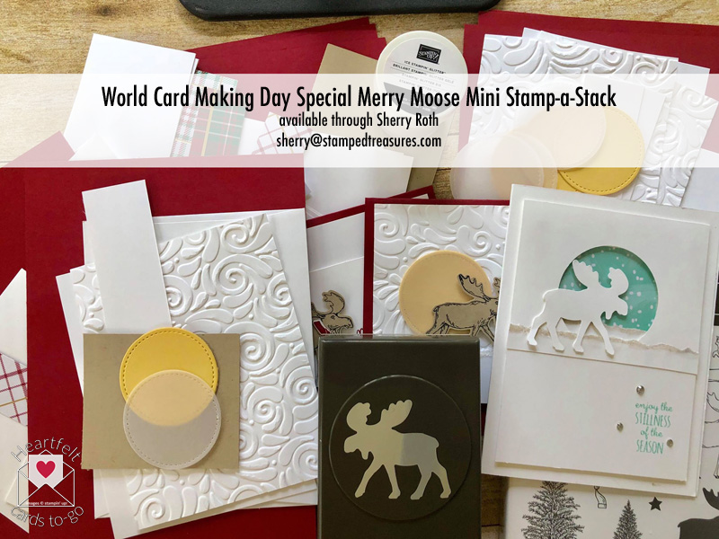Merry Moose Mini Stamp-a-Stack