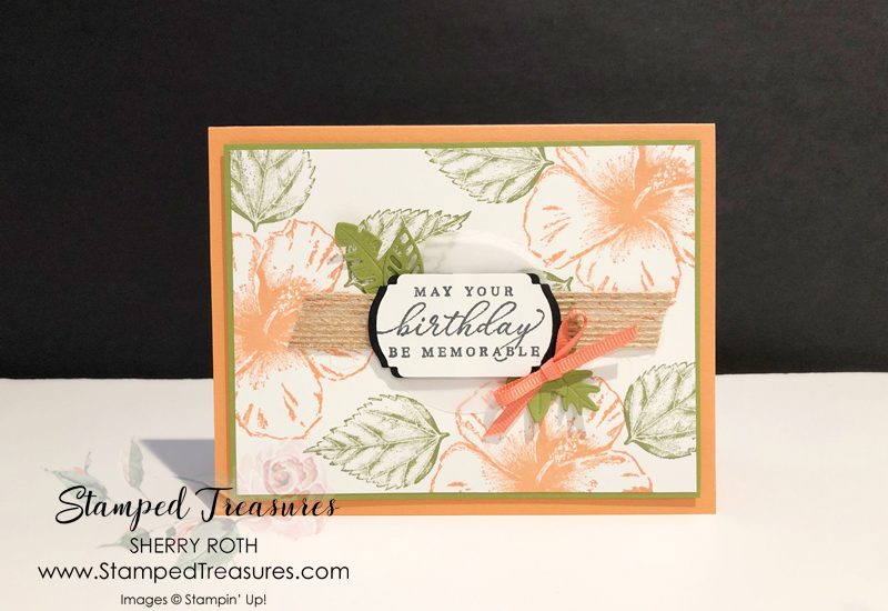 Tropical Birthday Card