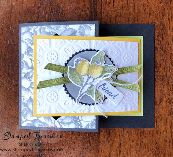 How to Create a Buckle Fold Card Stamped Treasures