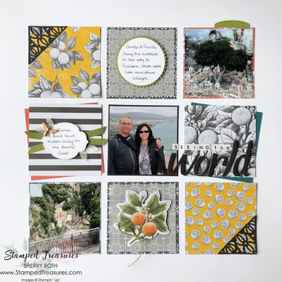 Grid Style Scrapbook Layout