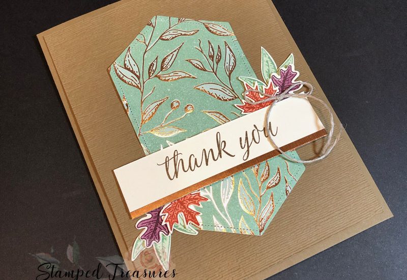 Beautiful Autumn Thank You Card