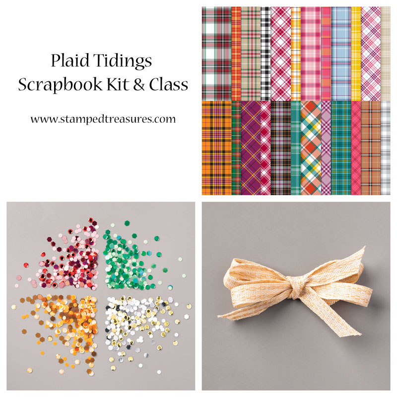 Plaid Tidings Scrapbook Kit & Class
