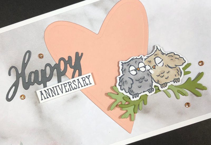 Slimline Anniversary Card