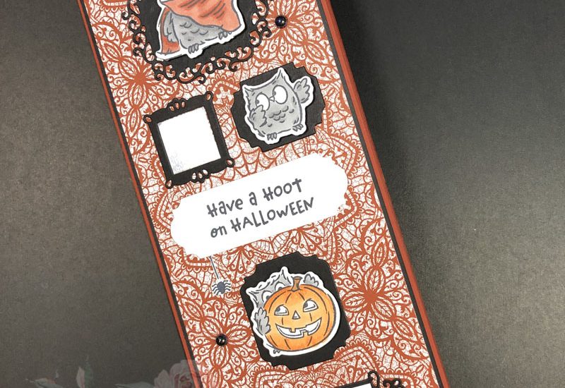 Slimline Halloween Card
