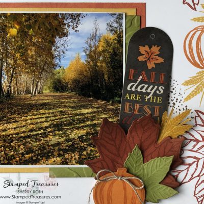 Fall Scrapbook Layout
