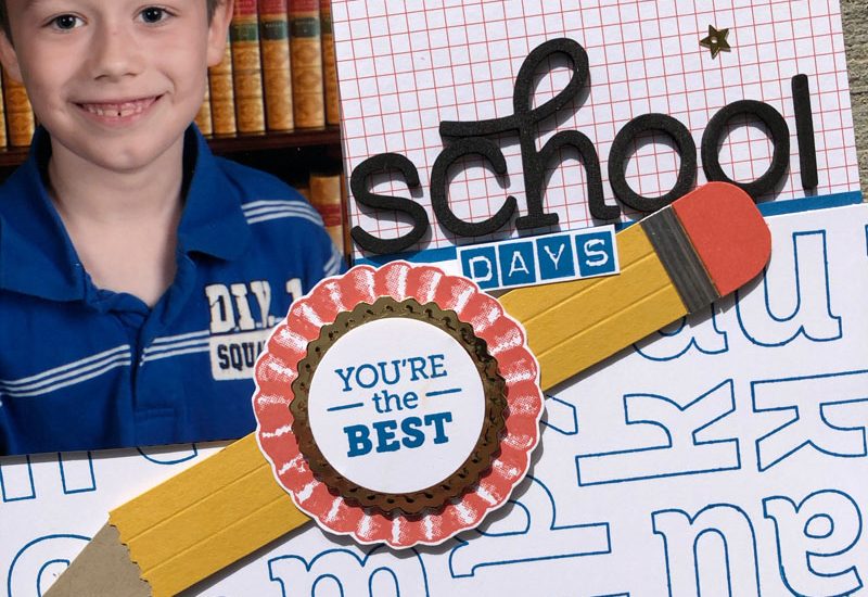 Pencil Scrapbook Embellishment