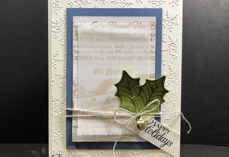 Poinsettia Petals Holiday Card